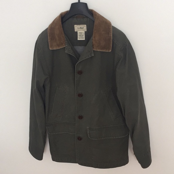 L.L. Bean Jackets & Blazers - L.L. Bean Petite Medium Green Barn Coat